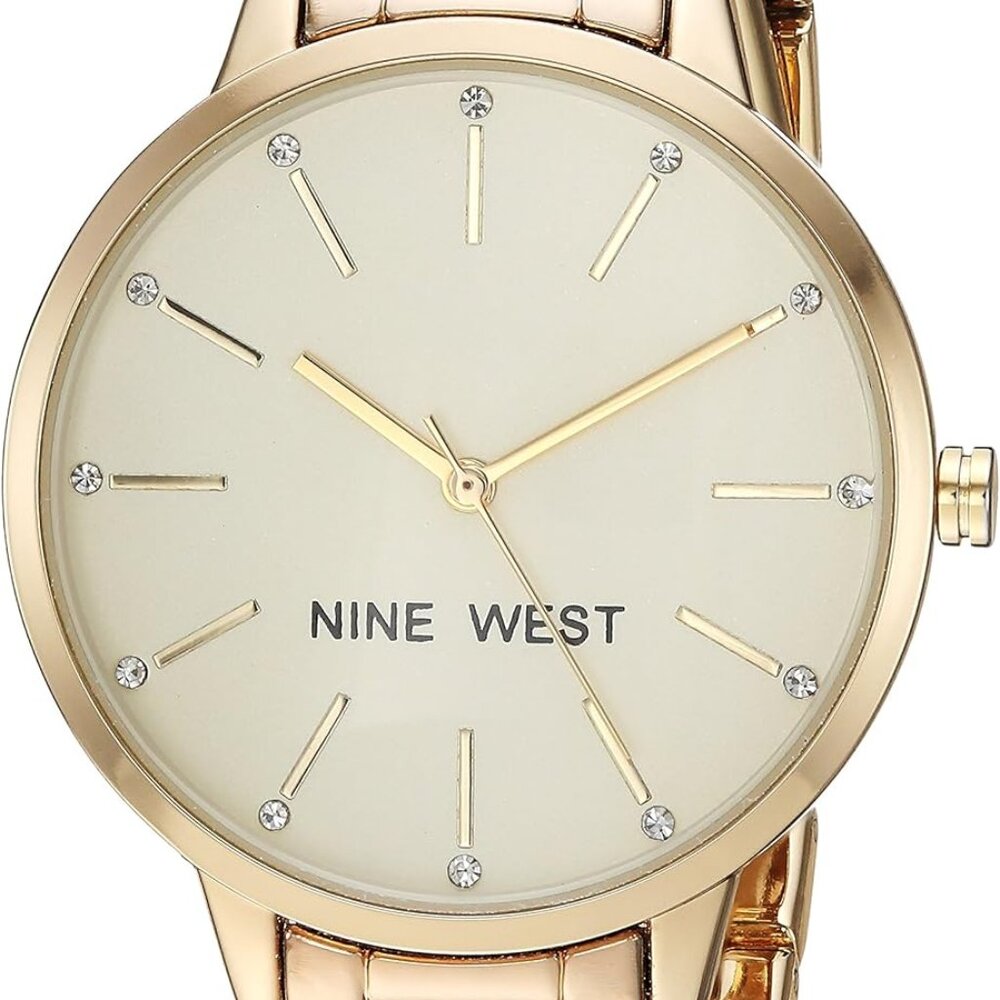 Women's Crystal Accented Bracelet Watch